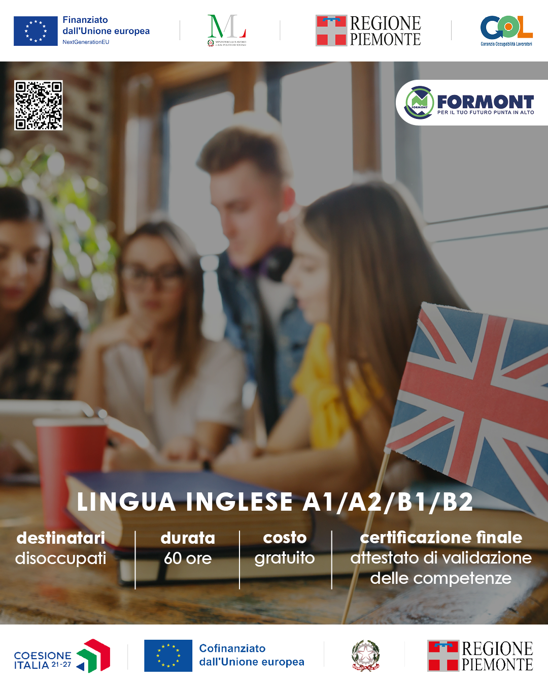 LINGUA INGLESE A1/A2/B1/B2 – (GOL)