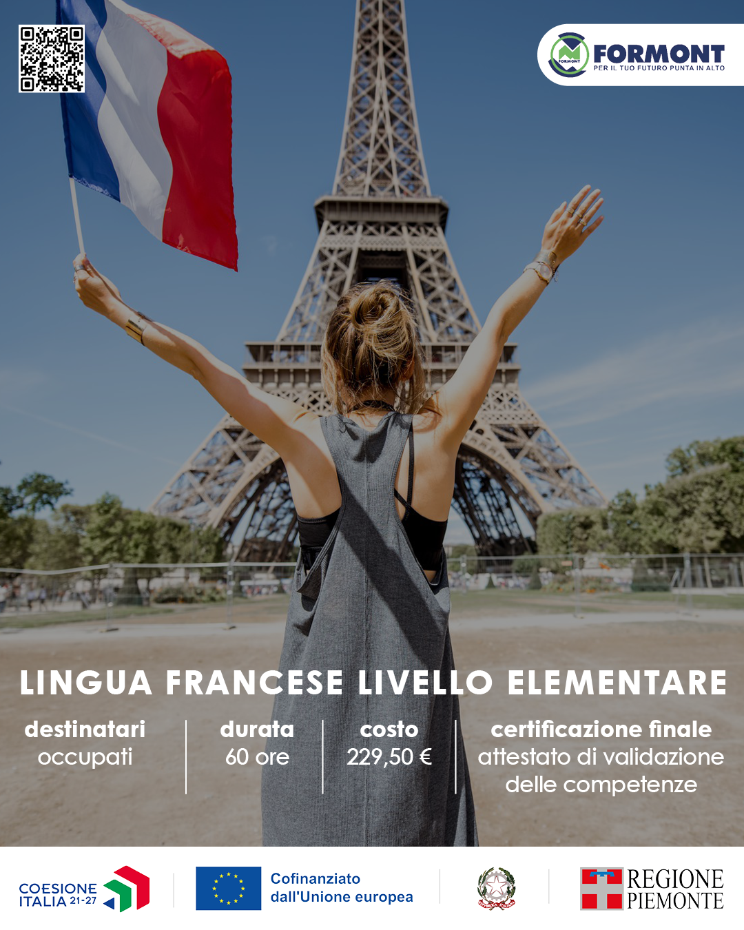 SALUZZO – LINGUA FRANCESE Livello ELEMENTARE – FICP per occupati