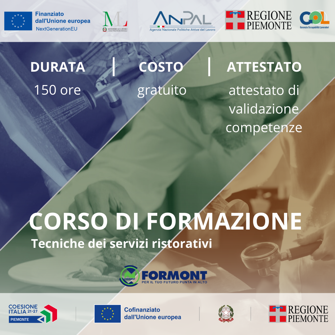 VALSUSA: TECNICHE DEI SERVIZI RISTORATIVI – GOL