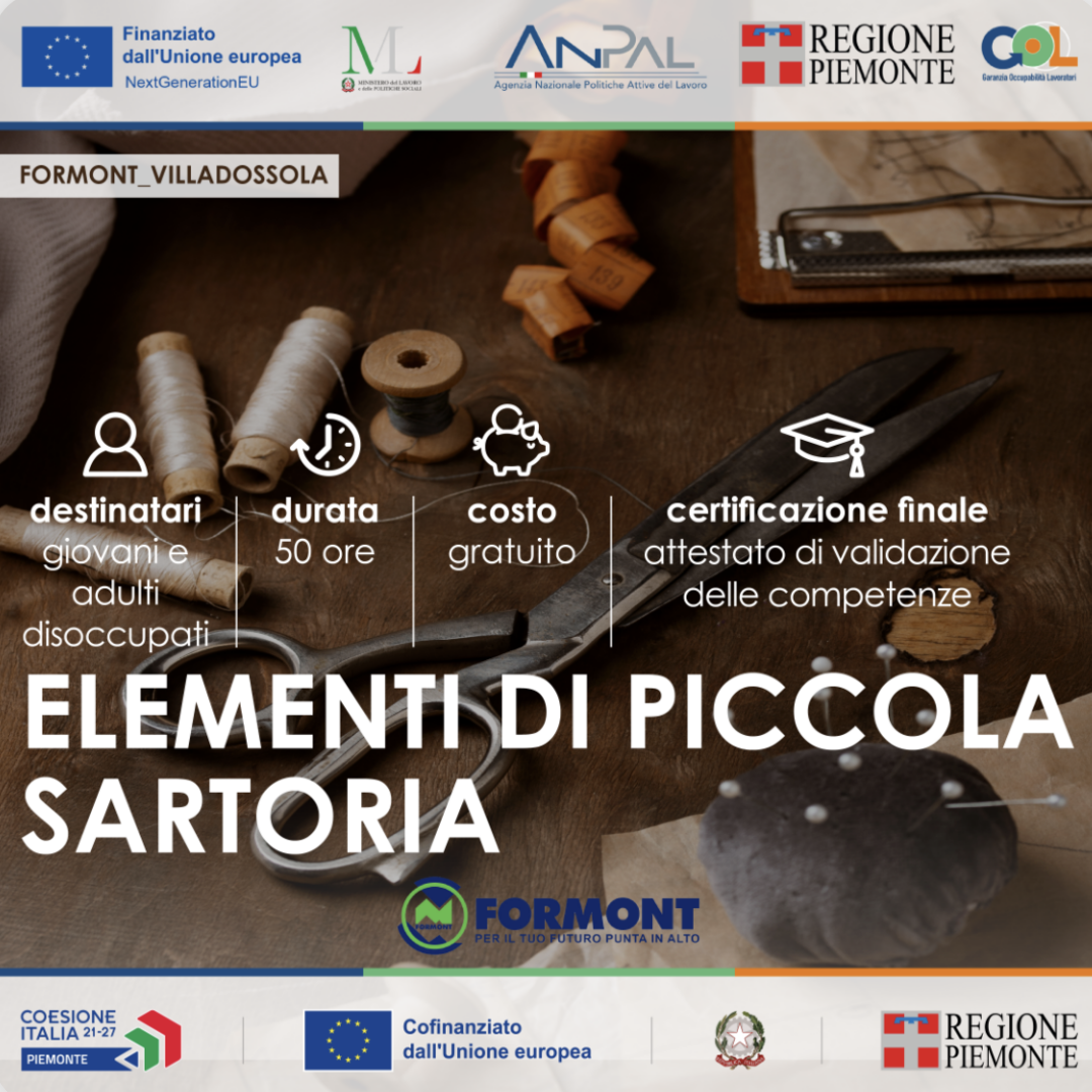 VILLADOSSOLA: elementi di piccola sartoria – GOL