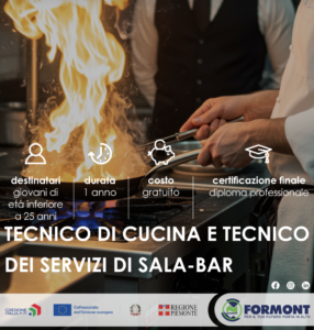 VILLADOSSOLA: TECNICO DI CUCINA E TECNICO DEI SERVIZI DI SALA-BAR