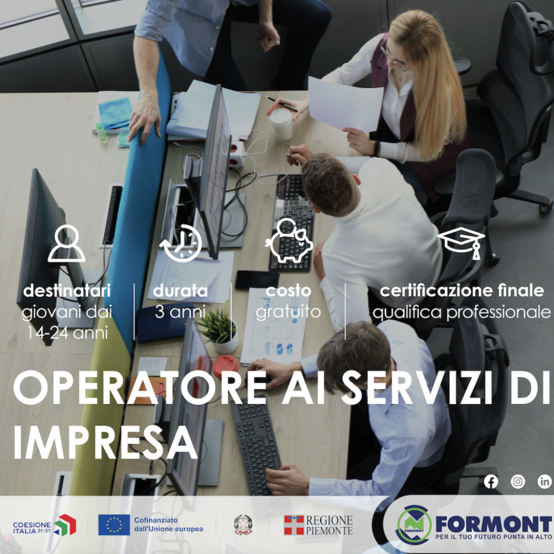VENARIA: OPERATORE AI SERVIZI DI IMPRESA