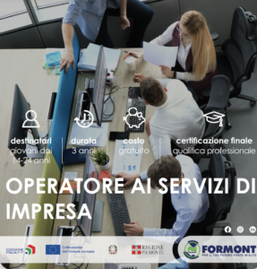 VENARIA: OPERATORE AI SERVIZI DI IMPRESA