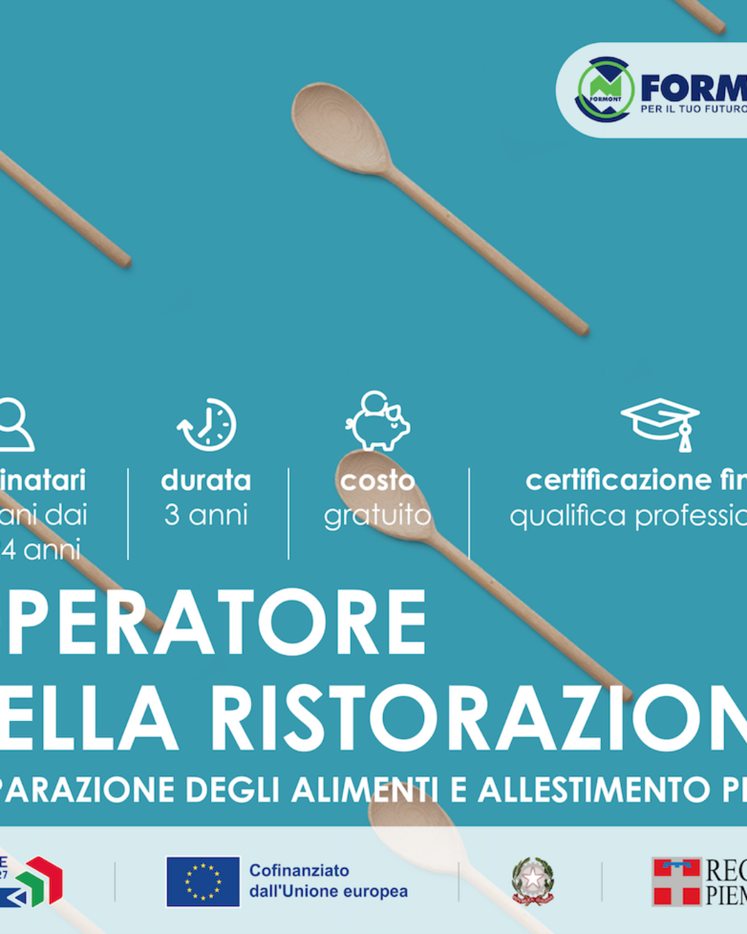 VALSUSA: OPERATORE DELLA RISTORAZIONE- PREPARAZIONE DEGLI ALIMENTI E ALLESTIMENTO PIATTI