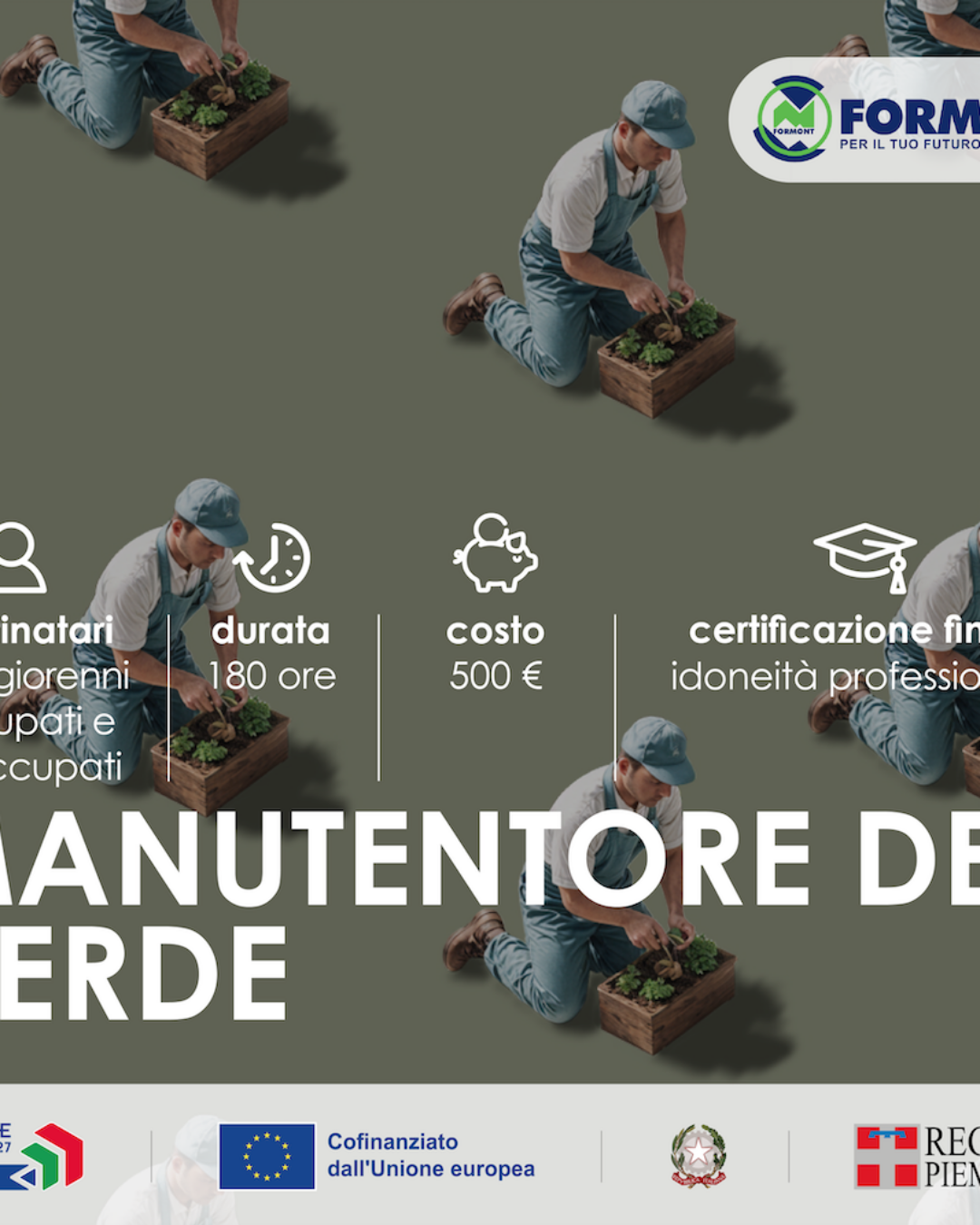 PEVERAGNO – MANUTENTORE DEL VERDE – FICP per occupati
