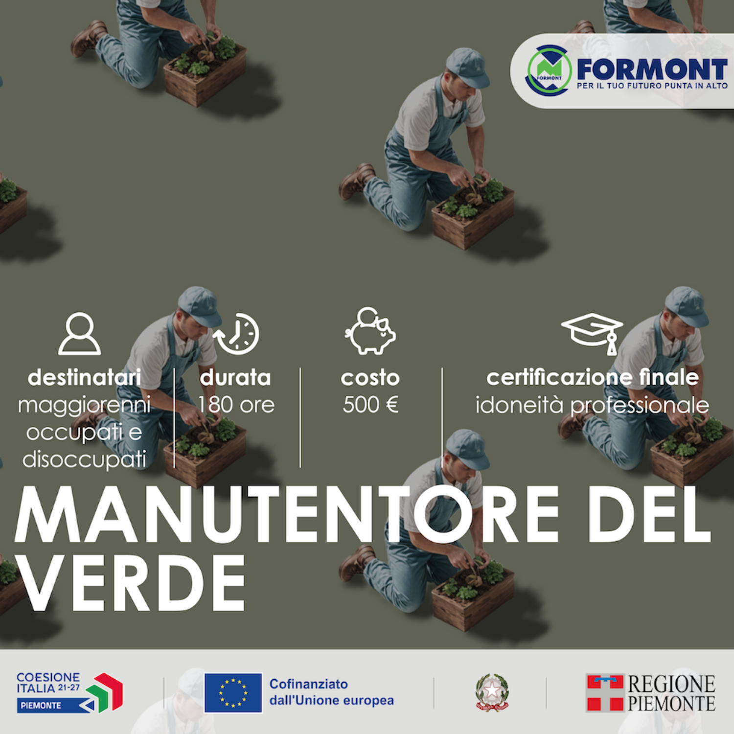 PEVERAGNO: MANUTENTORE DEL VERDE (per occupati)