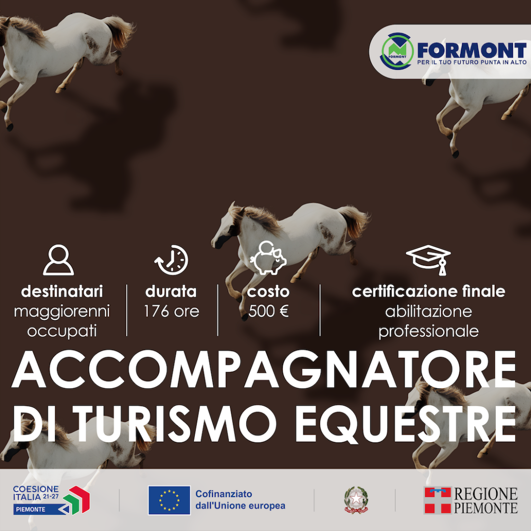 PEVERAGNO – ACCOMPAGNATORE DI TURISMO EQUESTRE – FICP per occupati