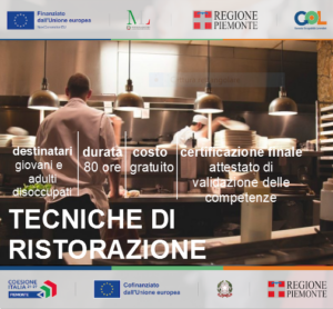 Tecniche di ristorazione – (GOL) – Villadossola