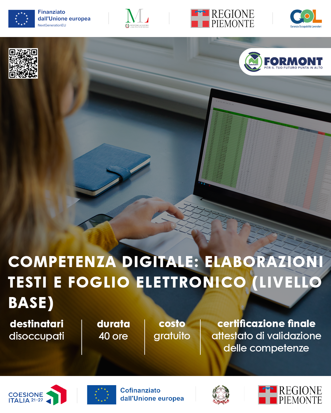 COMPETENZA DIGITALE: ELABORAZIONE TESTI E FOGLIO ELETTRONICO LIVELLO BASE – (GOL)