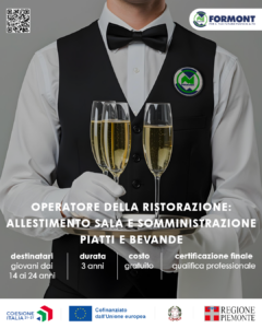 OPERATORE DELLA RISTORAZIONE: ALLESTIMENTO SALA E SOMMINISTRAZIONE PIATTI E BEVANDE