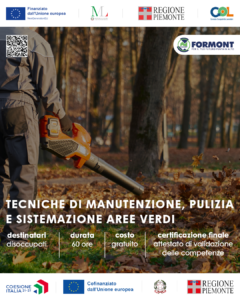 TECNICHE DI MANUTENZIONE, PULIZIA E SISTEMAZIONE AREE VERDI – (GOL)