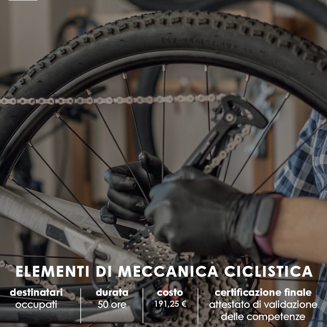 PEVERAGNO – ELEMENTI DI MECCANICA CICLISTICA – FICP per occupati