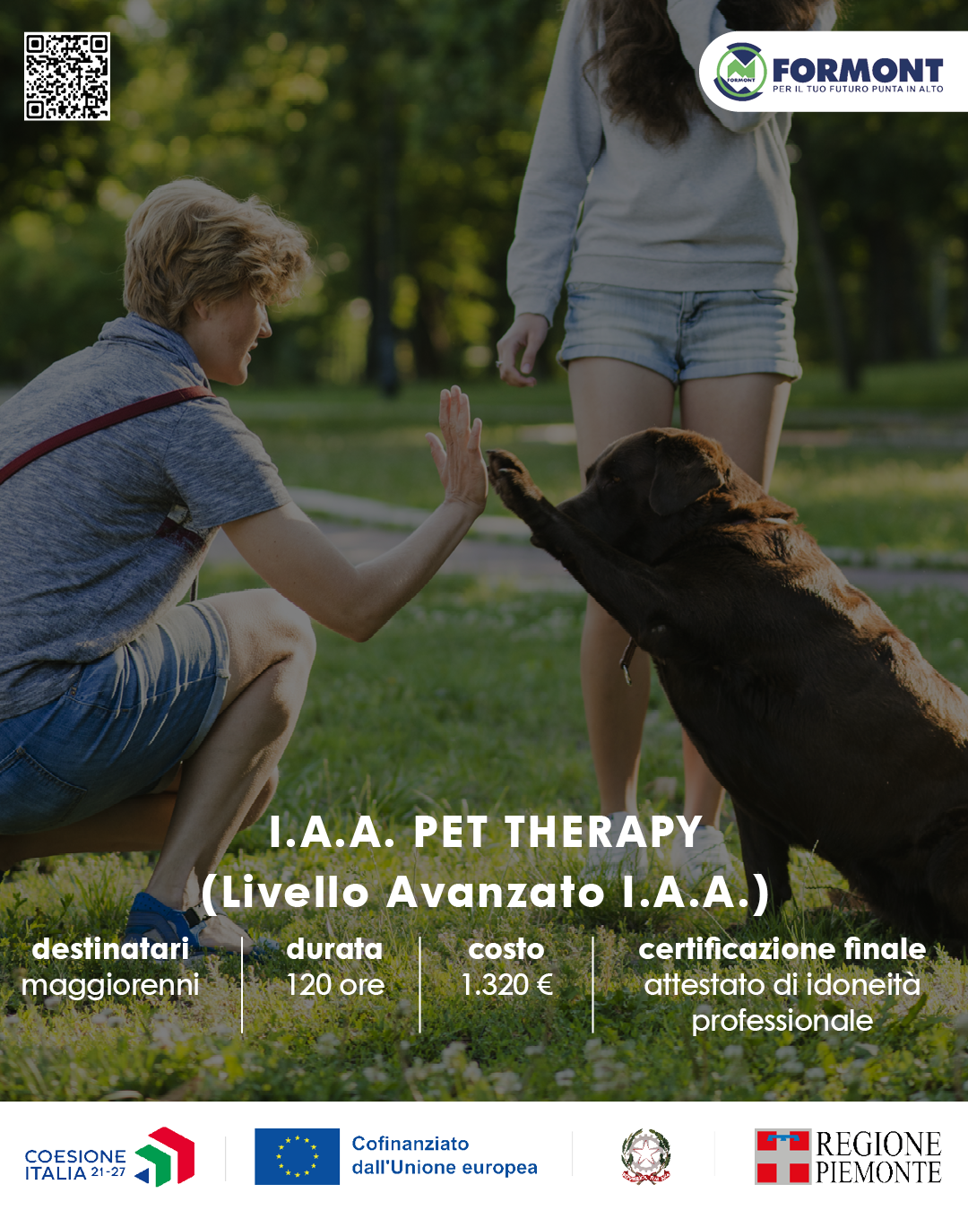 PEVERAGNO – I.A.A. PET THERAPY (Livello Avanzato I.A.A.)