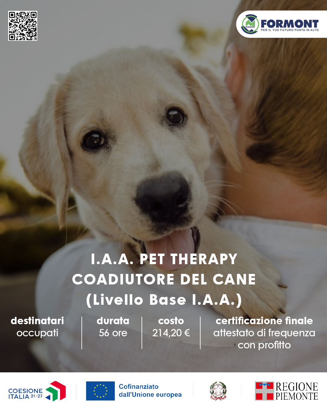 PEVERAGNO – I.A.A. PET THERAPY: COADIUTORE DEL CANE (Livello Base I.A.A.)