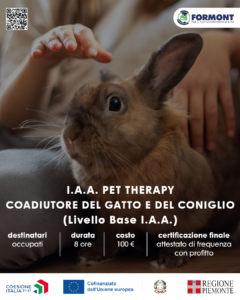 PEVERAGNO – I.A.A. PET THERAPY: COADIUTORE DEL GATTO E DEL CONIGLIO (Livello Base I.A.A.)