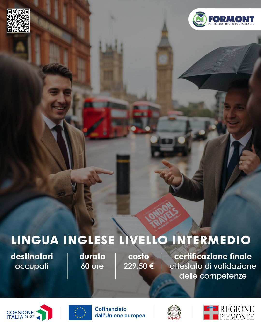 PEVERAGNO – LINGUA INGLESE Livello INTERMEDIO – FICP per occupati