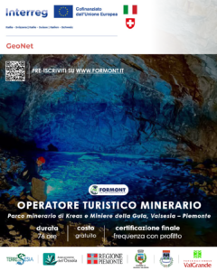 OPERATORE TURISTICO MINERARIO – Parco minerario di Kreas e Miniere della Gula, Valsesia – Piemonte